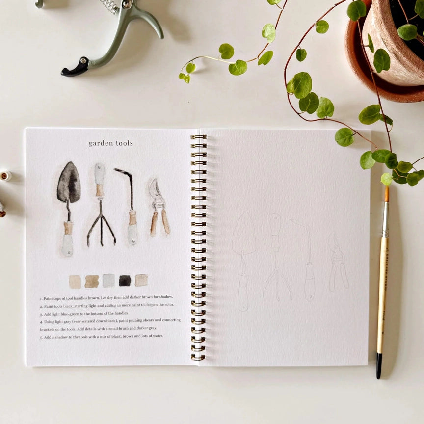 Watercolour Workbook - Garden