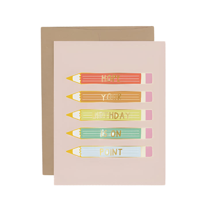 On Point Birthday Greeting Card