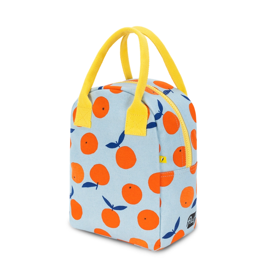 Zipper Lunch Bag - Oranges