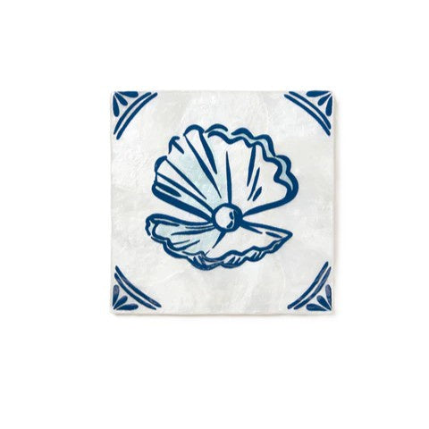 Capiz Shell Art Tile - Taverna - Clam