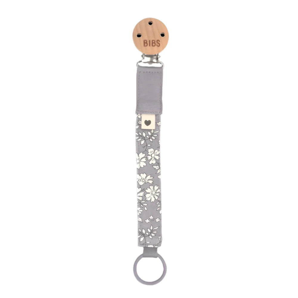 BIBS X LIBERTY Pacifier Clip - Capel Fossil Grey