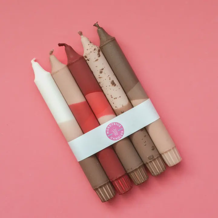 Taper Candles Set of 5 - Autumn Classic Mix