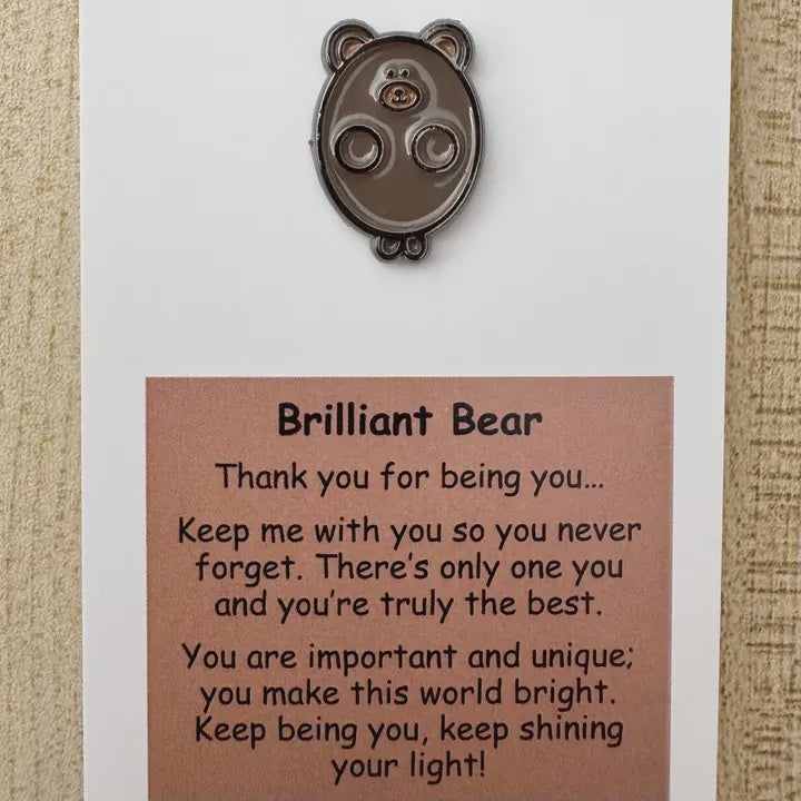 Little Joys Pin - Brilliant Bear