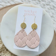 Dew Drop Earrings - Mountain Heather