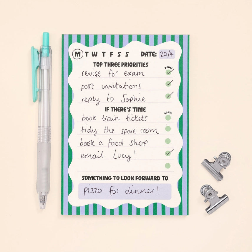 A6 Notepad - Daily Planner