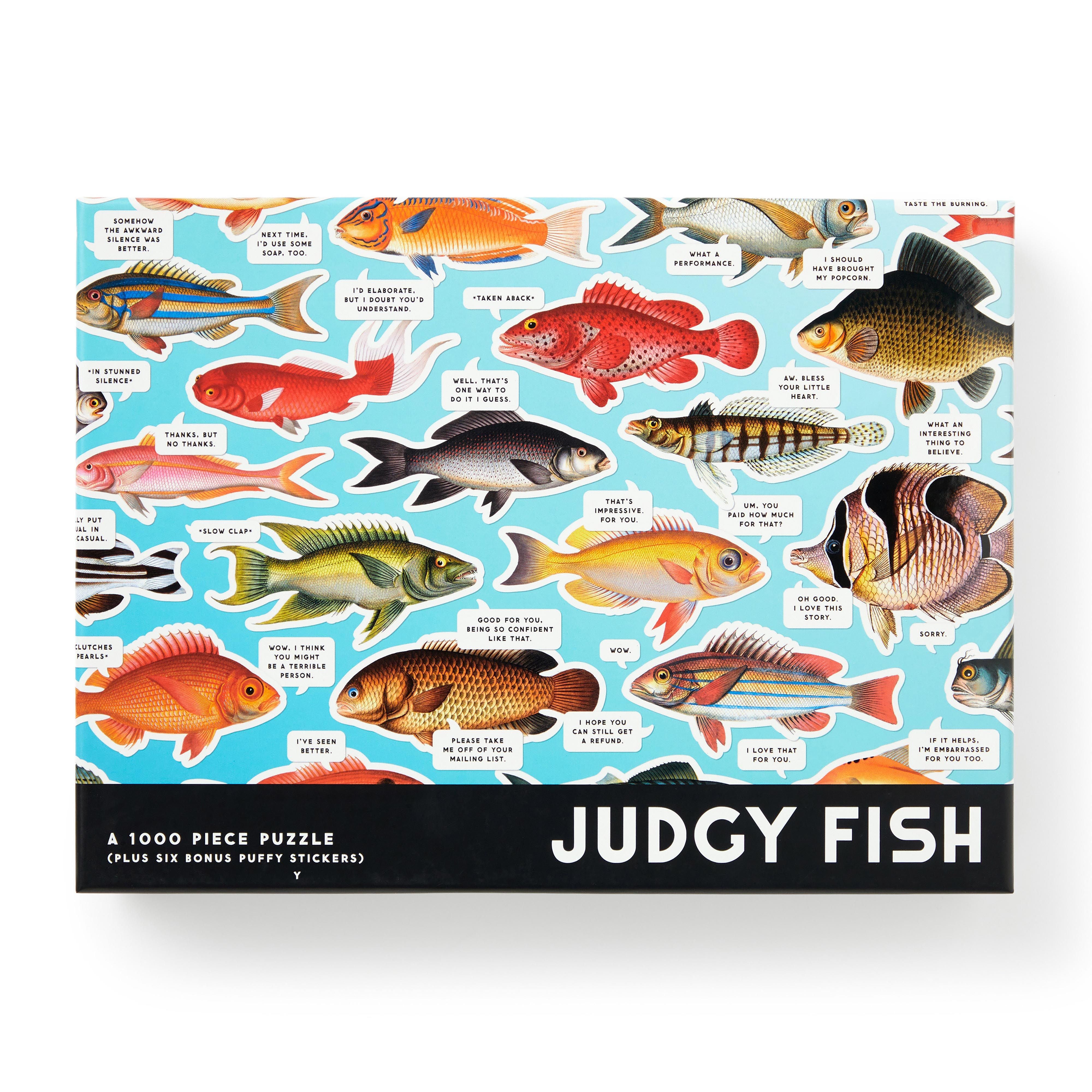 1000pc Puzzle - Judgy Fish