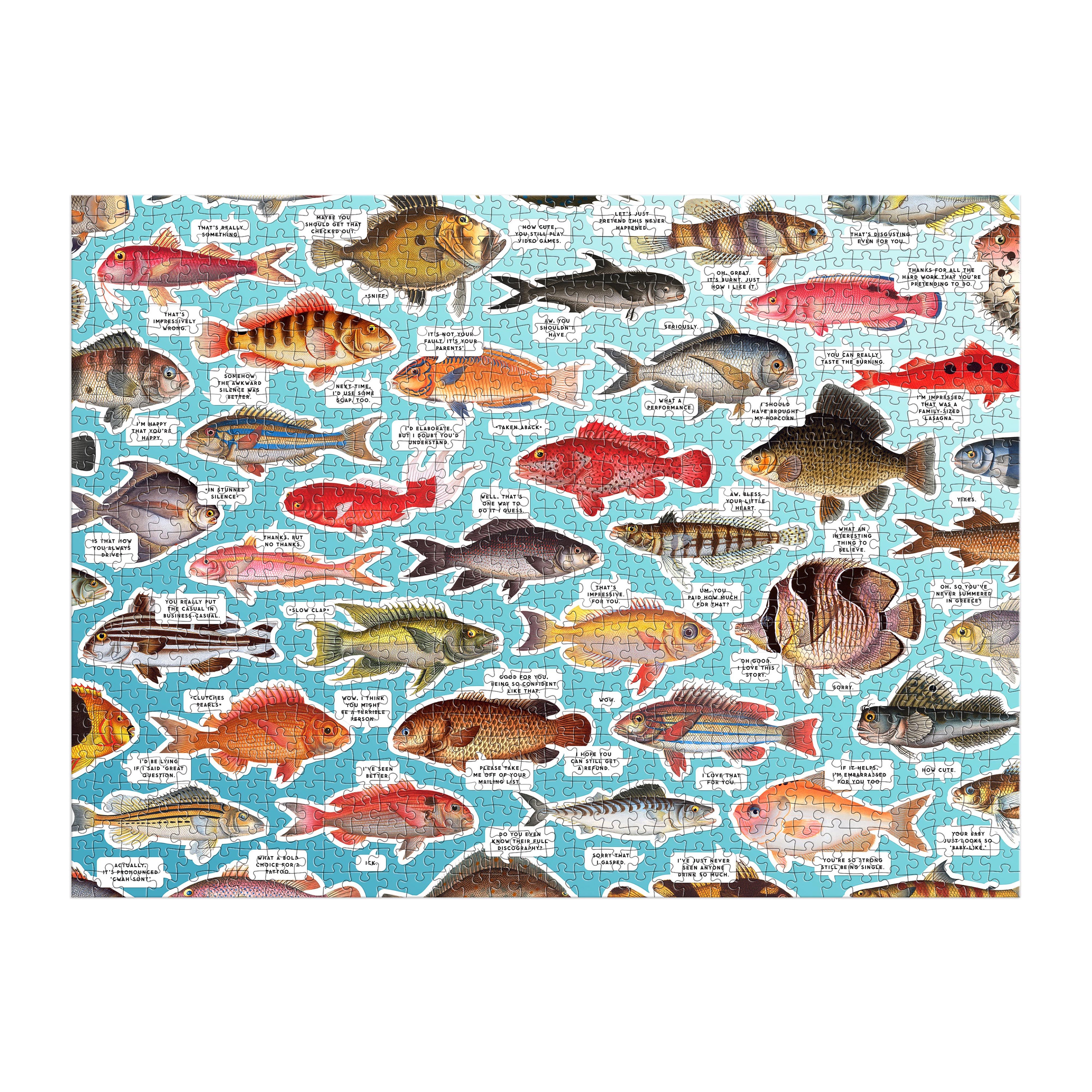 1000pc Puzzle - Judgy Fish