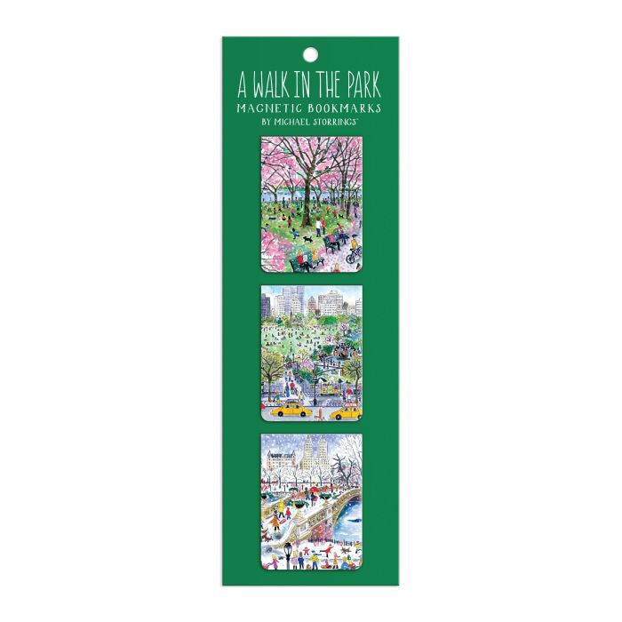 Magnetic Bookmarks Set of 3 - Michael Storrings Walk in the Park