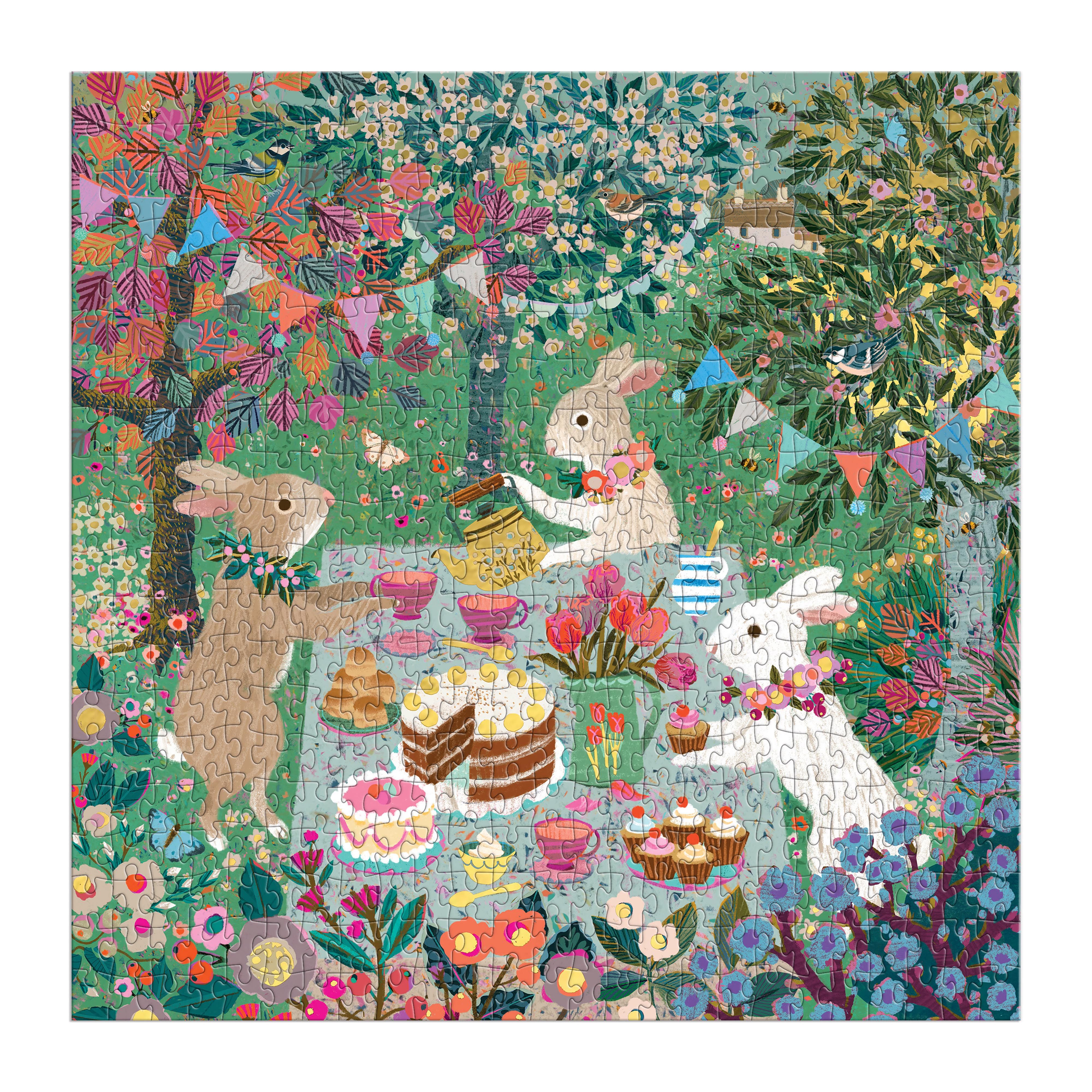 500pc Foil Puzzle - Spring Tea Party