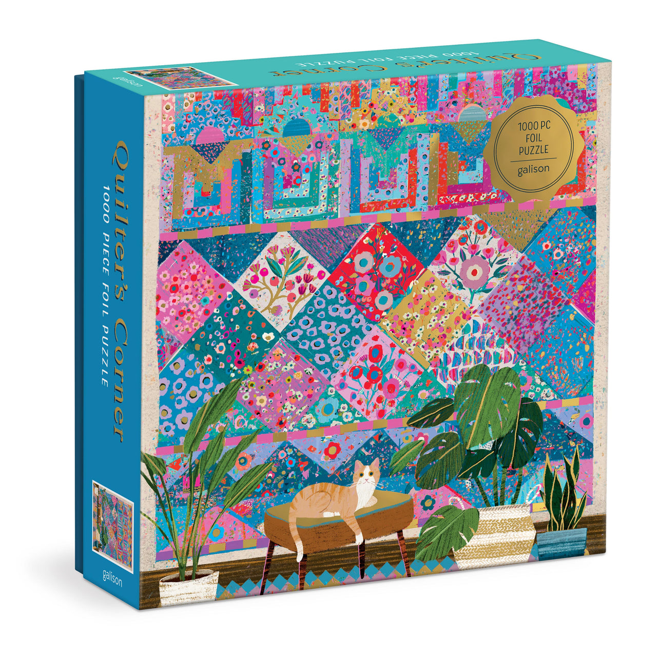 1000pc Foil Puzzle - Victoria Ball Quilter's Corner