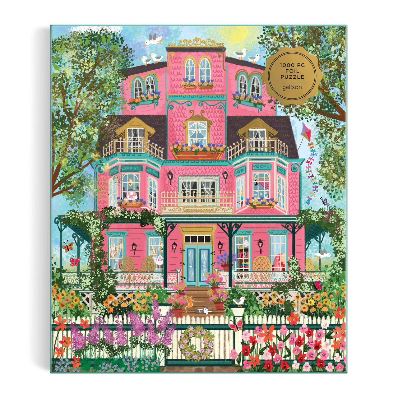 1000pc Foil Puzzle - Capeside Victorian