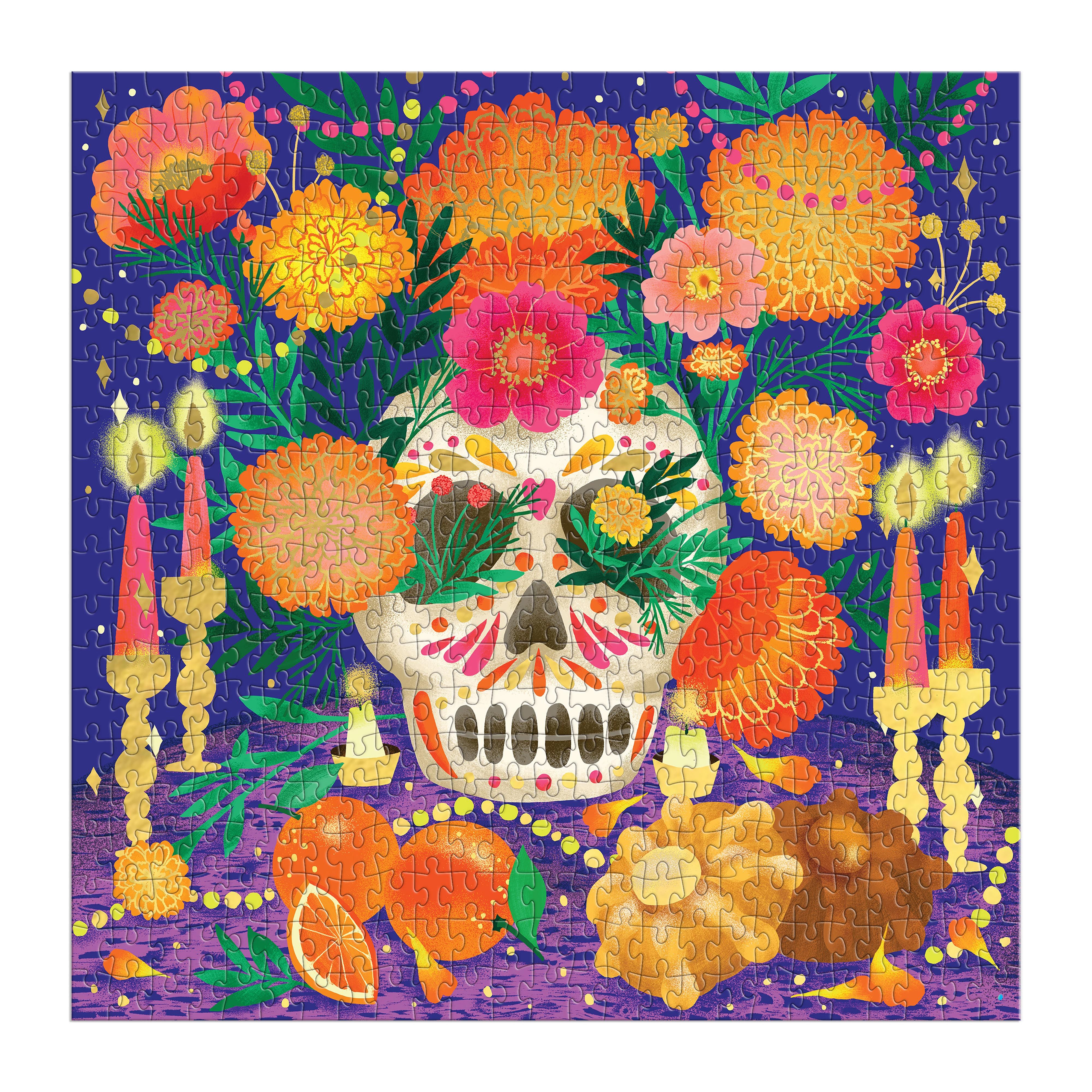 500pc Foil Puzzle - Ofrenda del Dia de Muertos