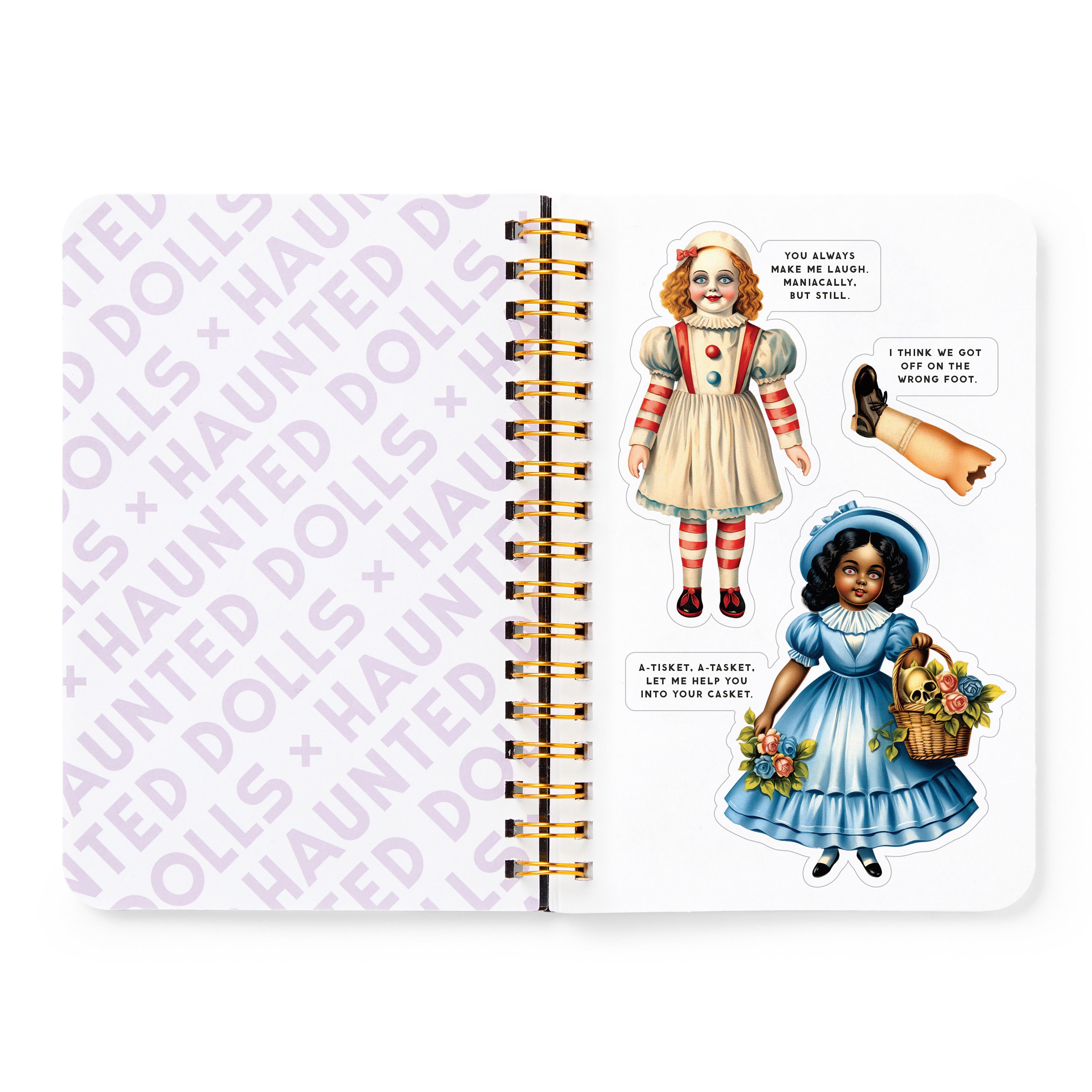 Sticker Book - Haunted Dolls