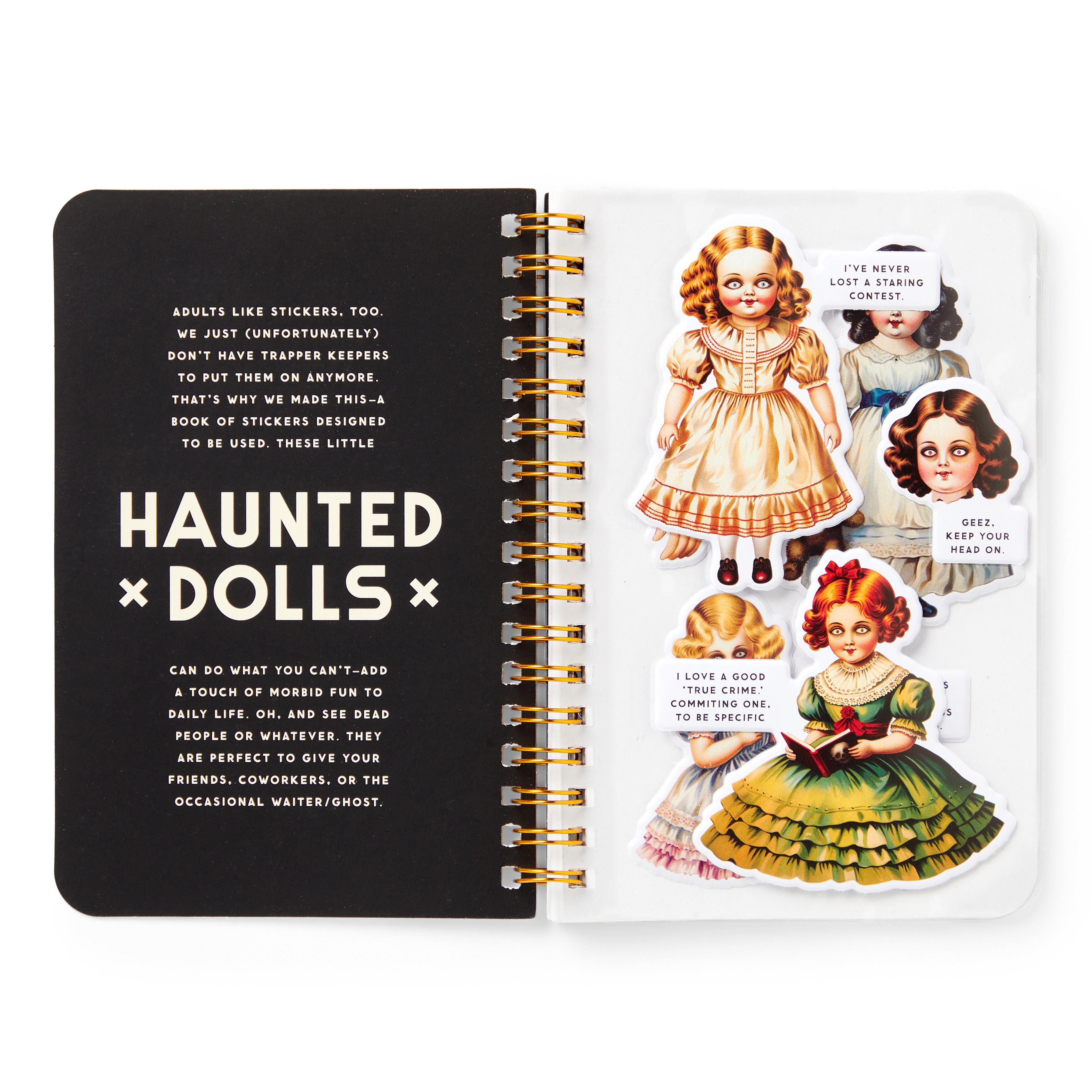 Sticker Book - Haunted Dolls