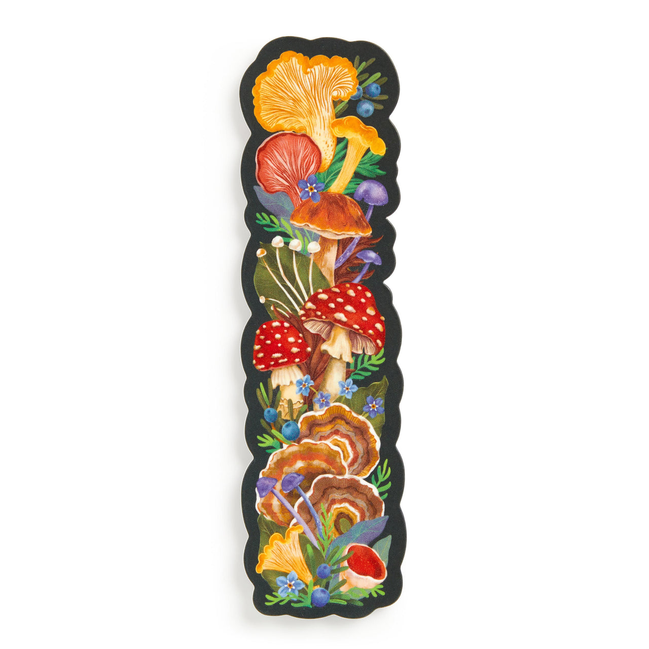 Paper Bookmark - World of Mushrooms