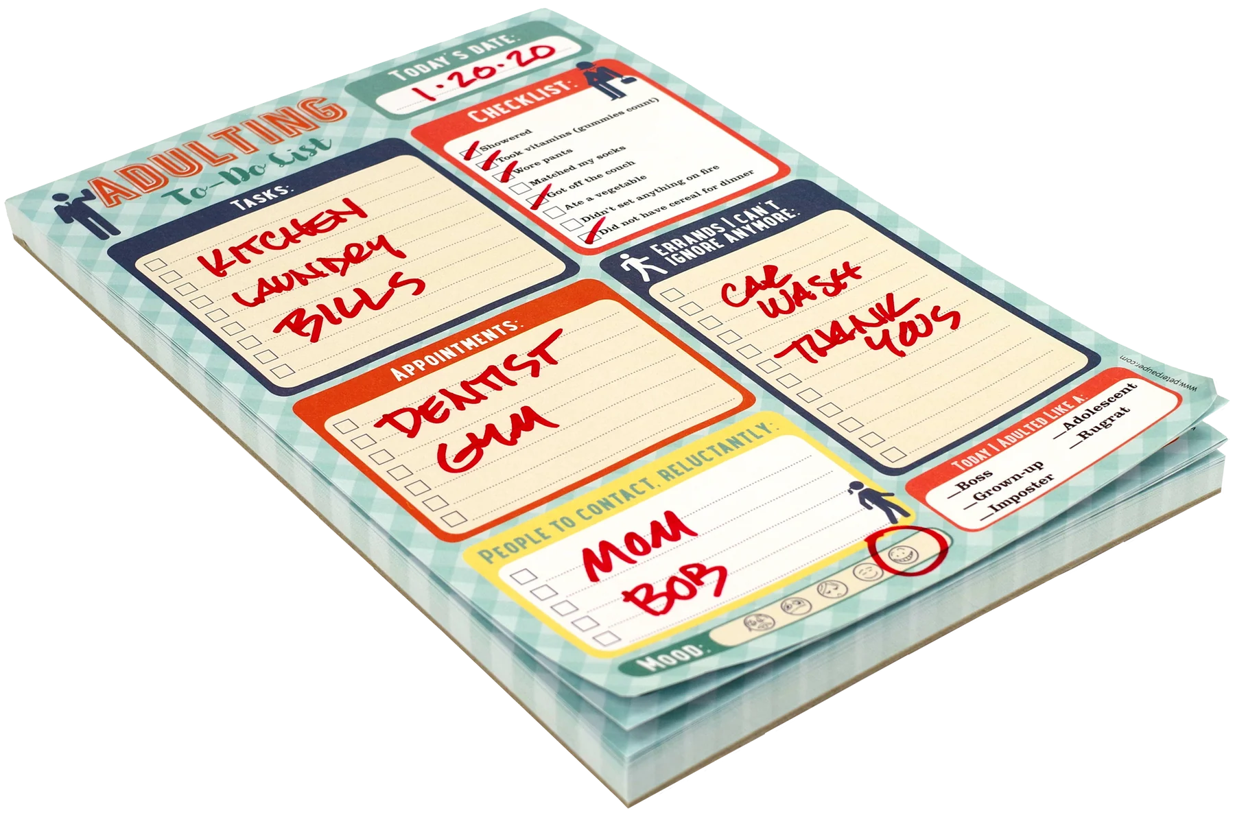 Adulting To-Do List Note Pad