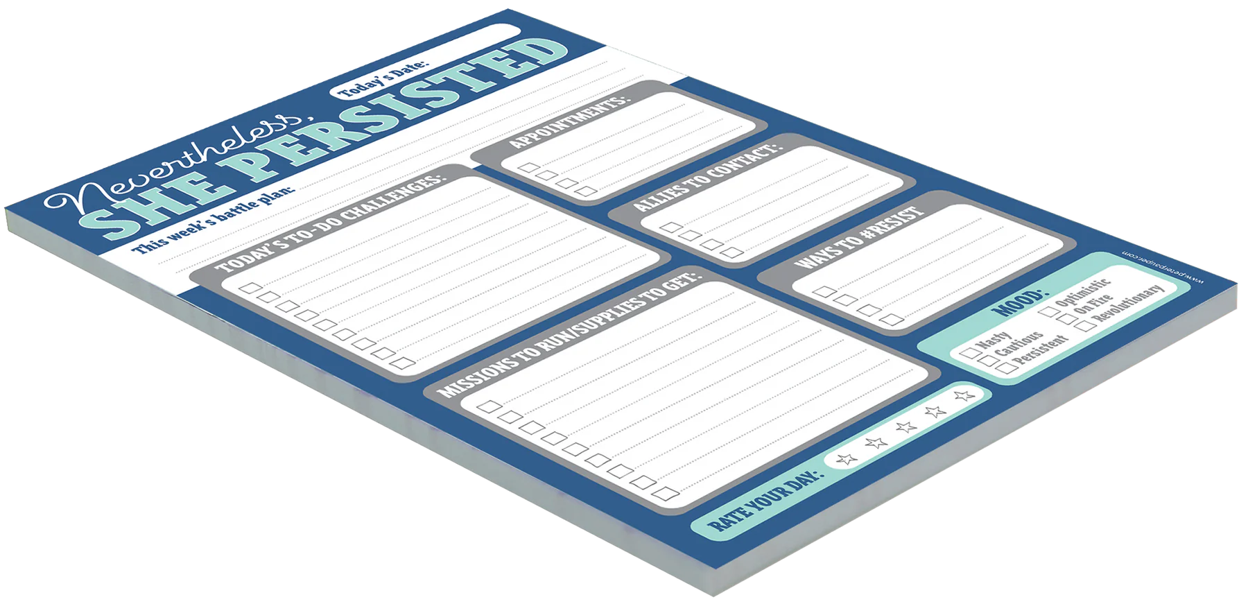 Nevertheless She Persisted Note Pad