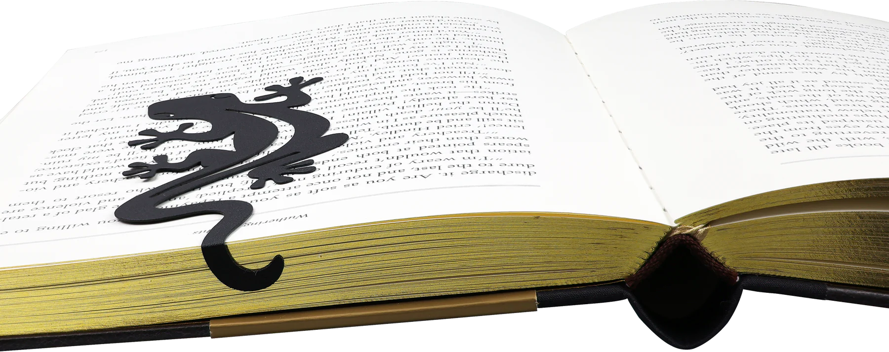 Book Hugger Metal Bookmark - Gecko