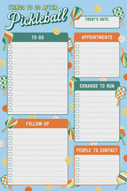 Pickleball To-Do List Note Pad