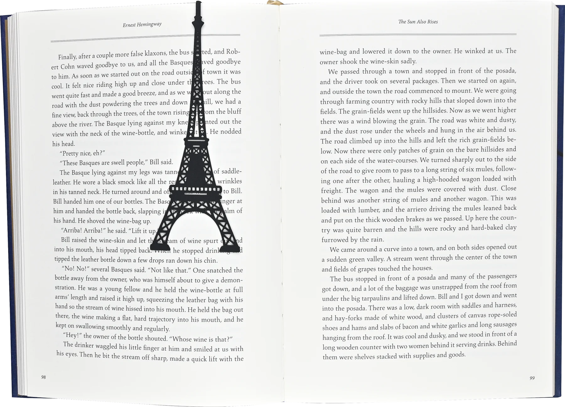 Book Hugger Metal Bookmark - Eiffel Tower