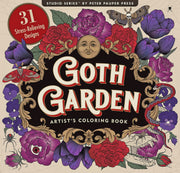 Artist's Colouring Book - Goth Garden
