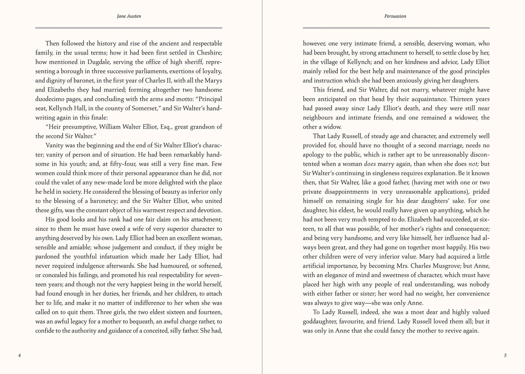 Persuasion Masterpiece Library Edition