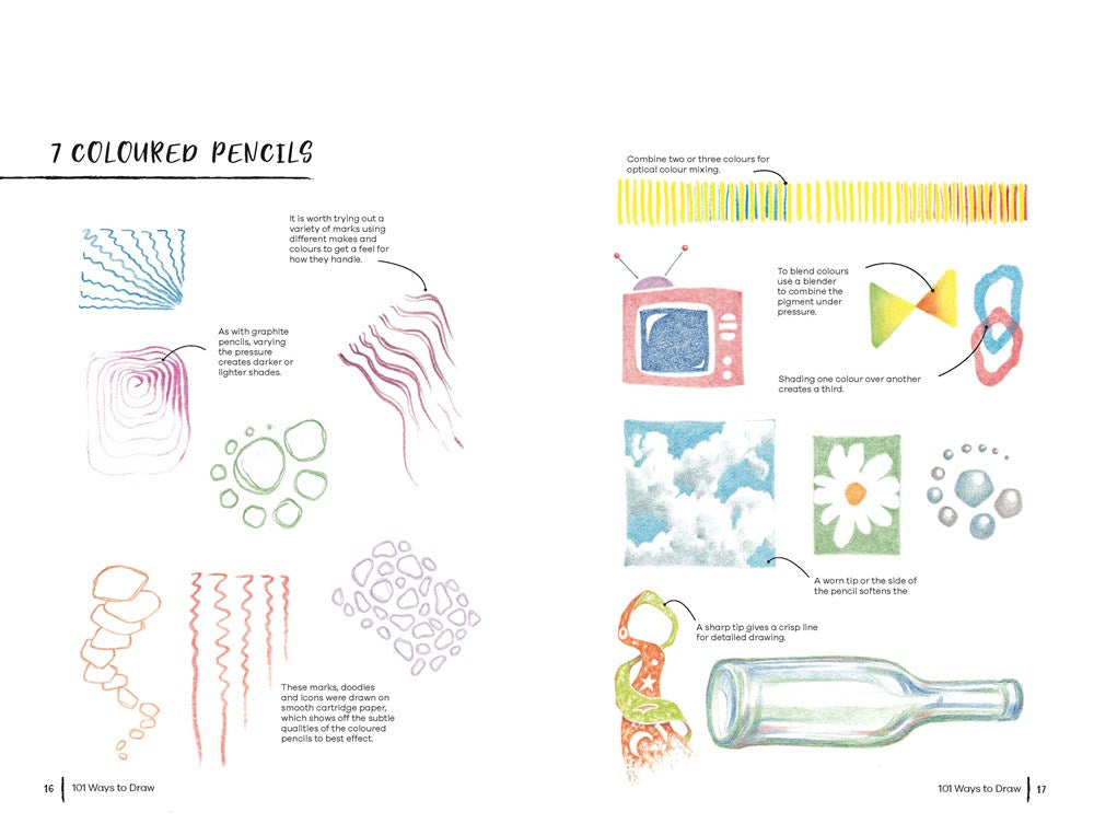 101 Ways to Draw: A Field Guide to Drawing Mediums & Techniques
