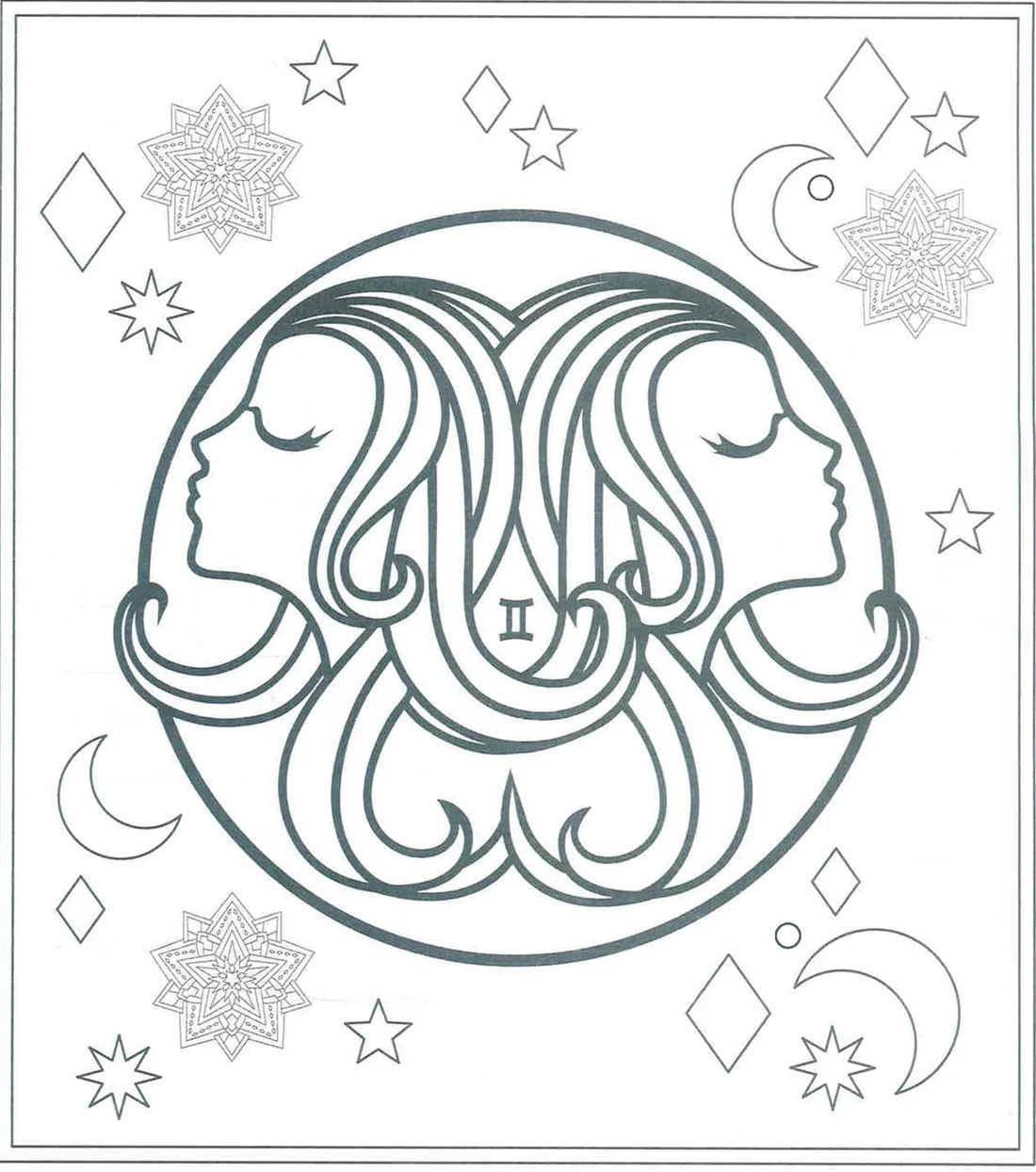 Adult Colouring Book - Zodiac & Astrology
