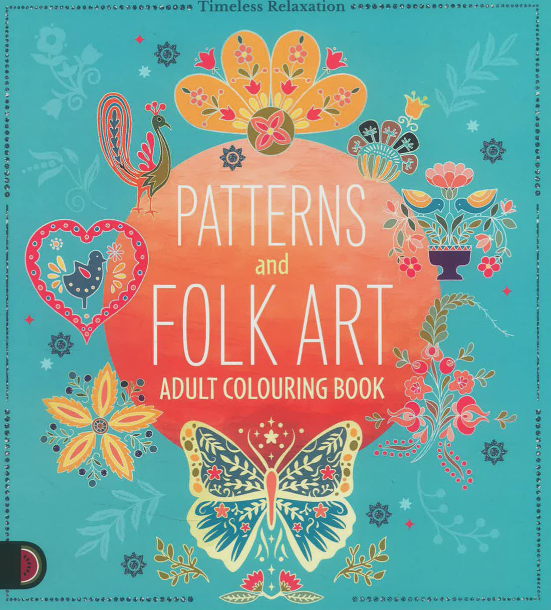 Adult Colouring Book - Patterns & Folk Art
