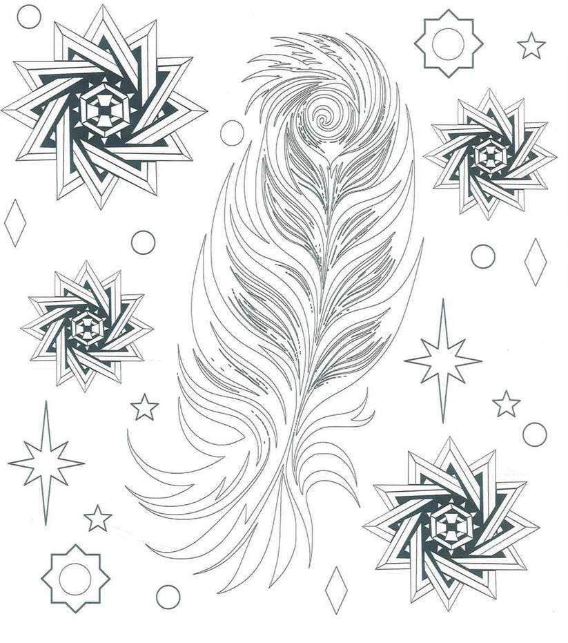 Adult Colouring Book - Witch & Fairy