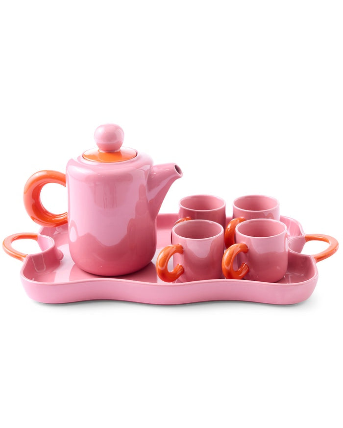 Coffee 6 Piece Set - Sweetheart  Pink