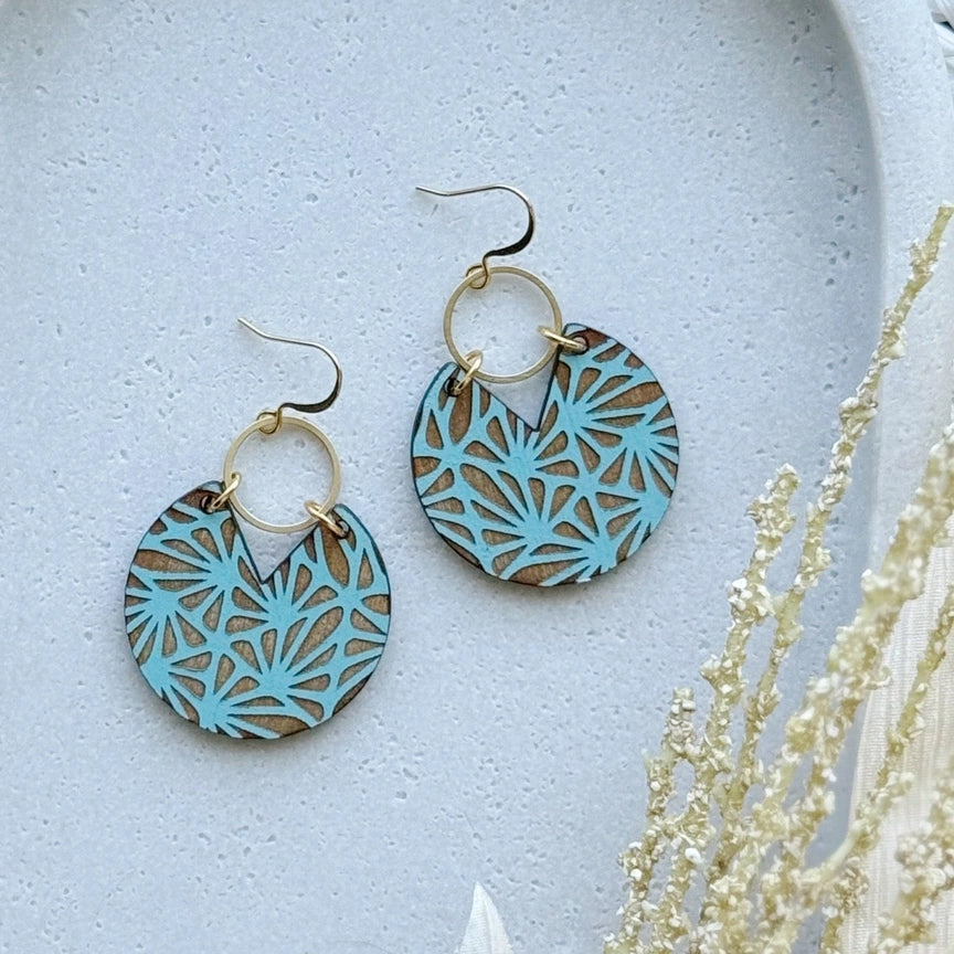 Kleya Drop Earrings - Lake