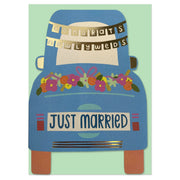 Congrats Newlyweds Just Married Card