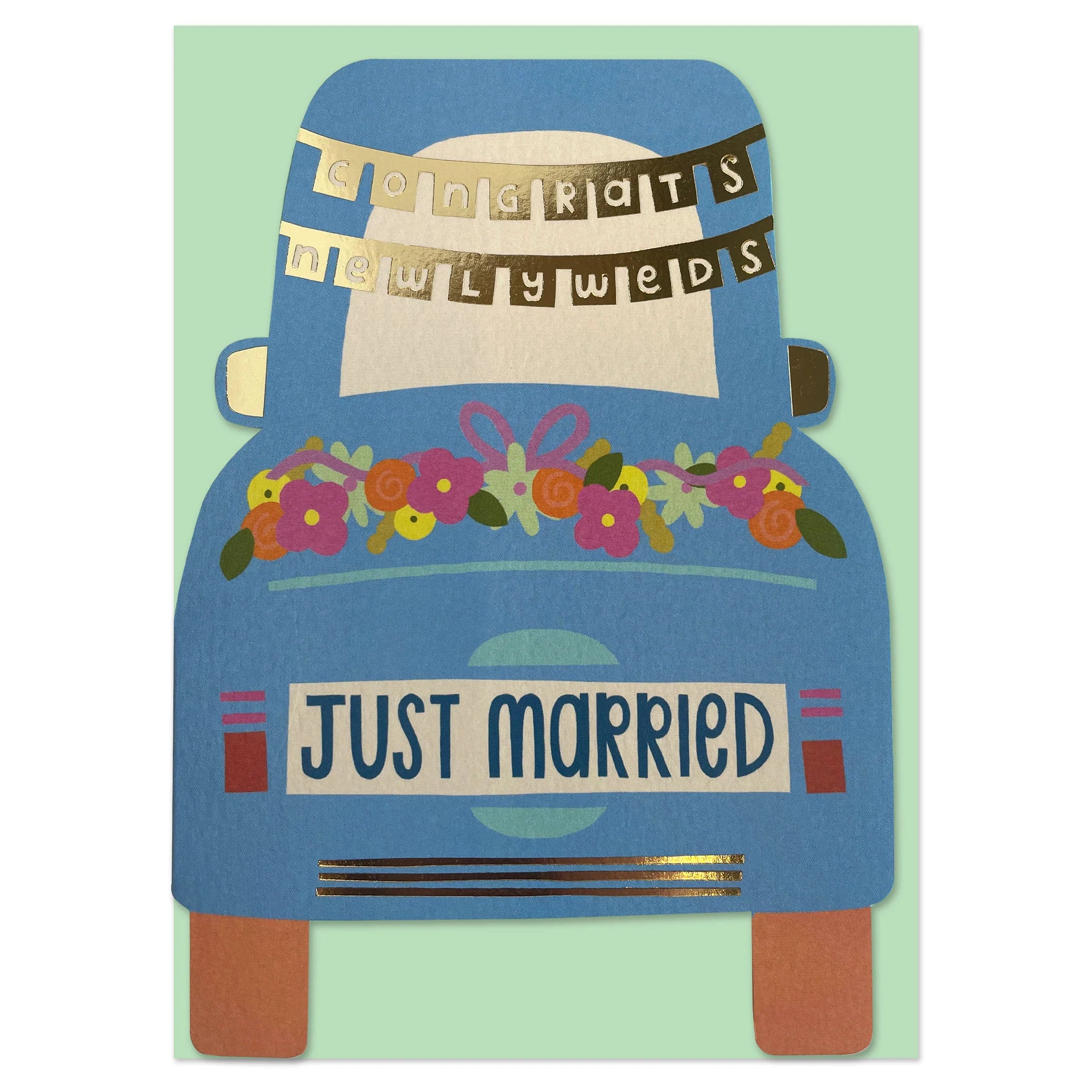 Congrats Newlyweds Just Married Card