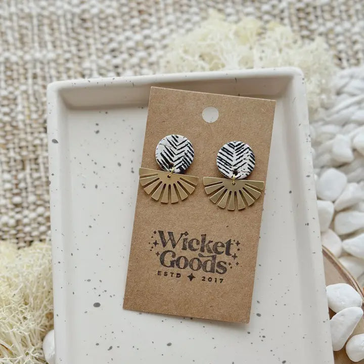 Thunderbird Stud Earrings - Whipstitch
