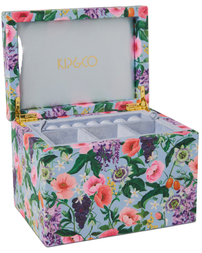 Large Velvet Jewellery Box - Spring In The Air