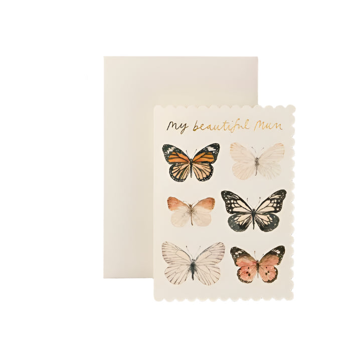 My Beautiful Mum Butterfly Card