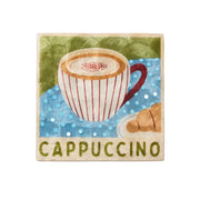 Capiz Shell Art Tile - Barista - Cappuccino