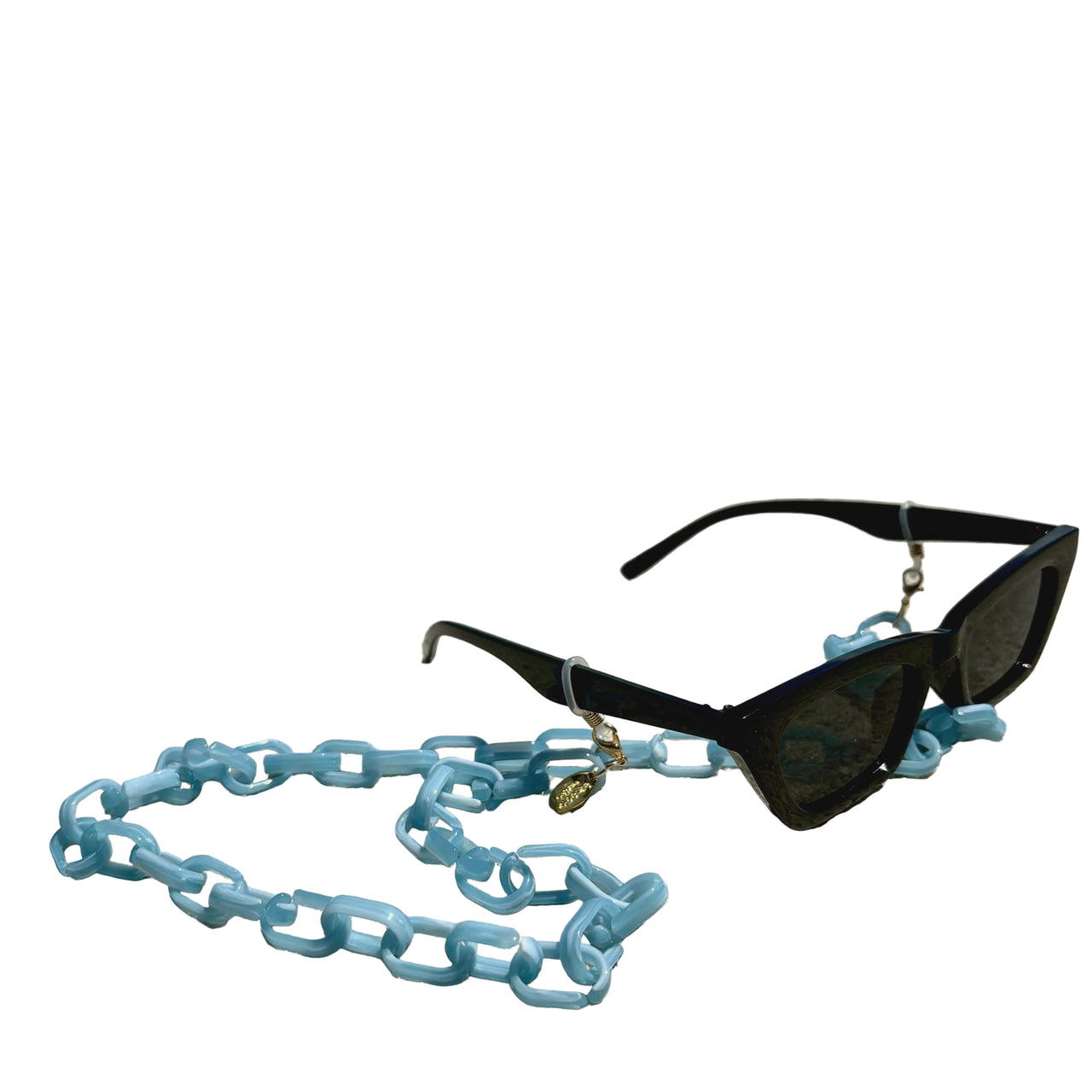 Glasses Chain Chunky - Capri Sky Blue