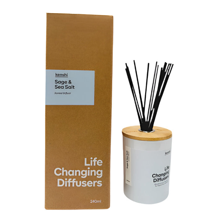 Kenshi Diffuser 240ml - Sage & Sea Salt