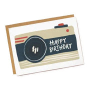 Happy Birthday Retro Camera Card