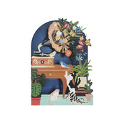 Cut Art Card - Gramophone