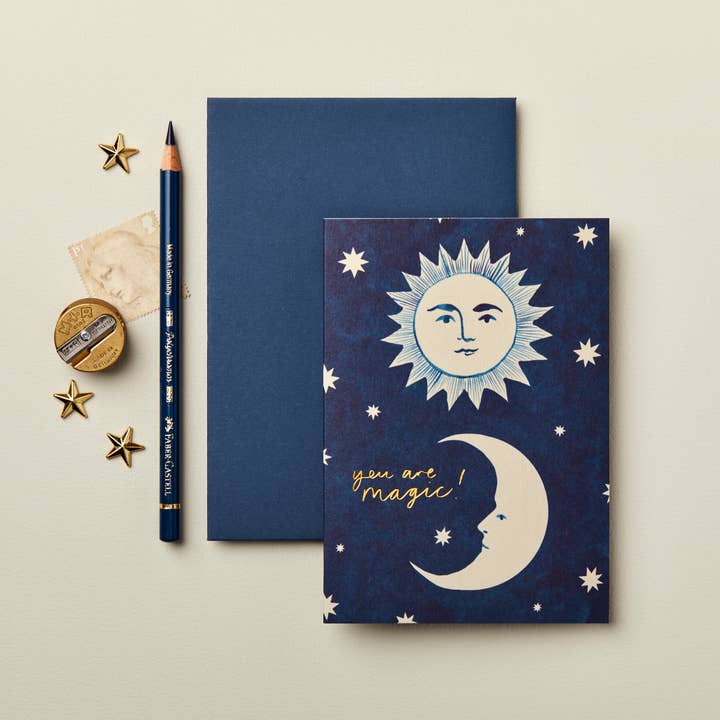 Moon & Sun You are Magic Card