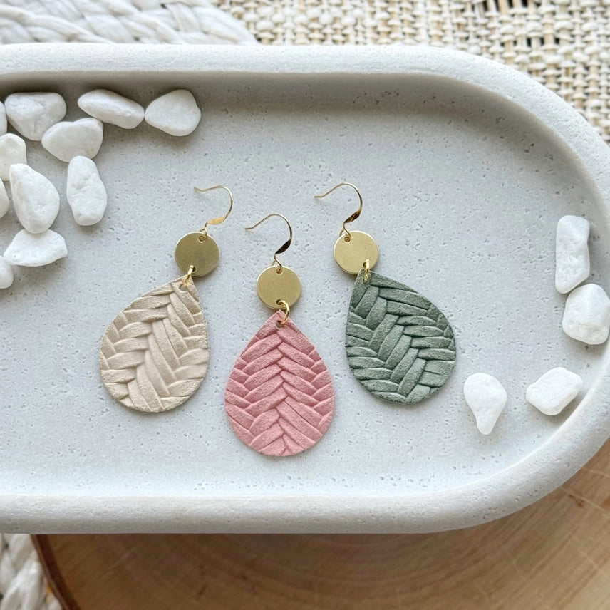 Dew Drop Earrings - High Desert Sand