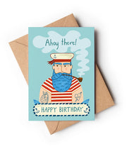 Ahoy There Old Sailor Card