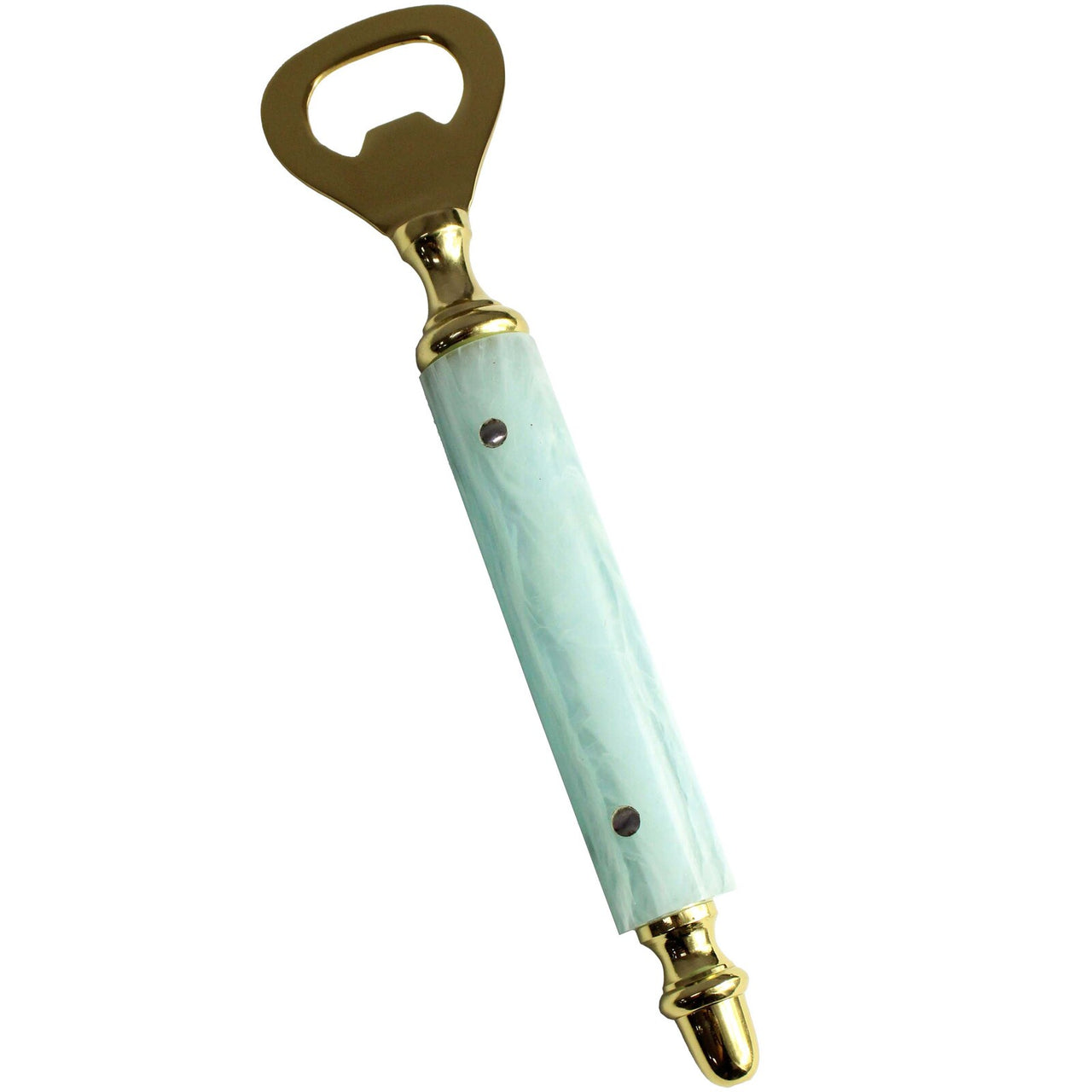 Bottle Opener - Blue Marbleised