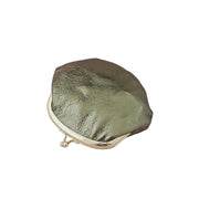 Retro Leather Clasp Purse - Khaki