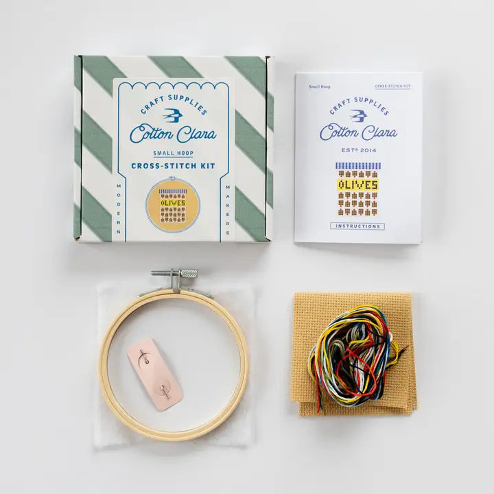 Cross-Stitch Kit - Olives