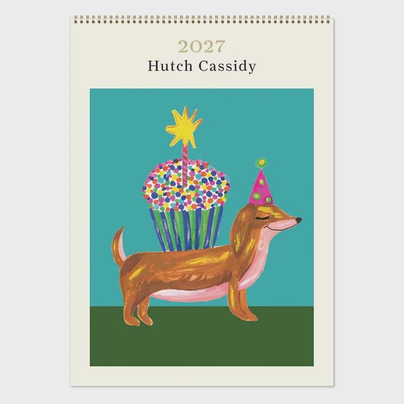 2027 Medium Calendar - Hutch Cassidy