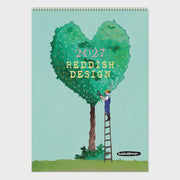 2027 Medium Calendar - Reddish Design